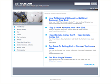 Tablet Screenshot of getrich.com
